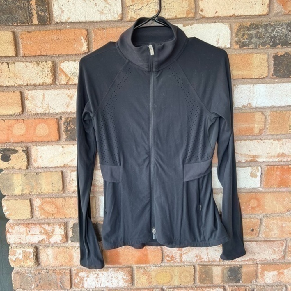 Athleta Black Full Zip Lightweight Jacket
